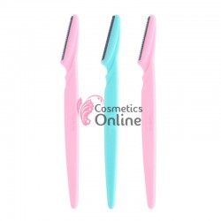 Brici pentru sprancene cu maner din plastic, set 3 bucati G115